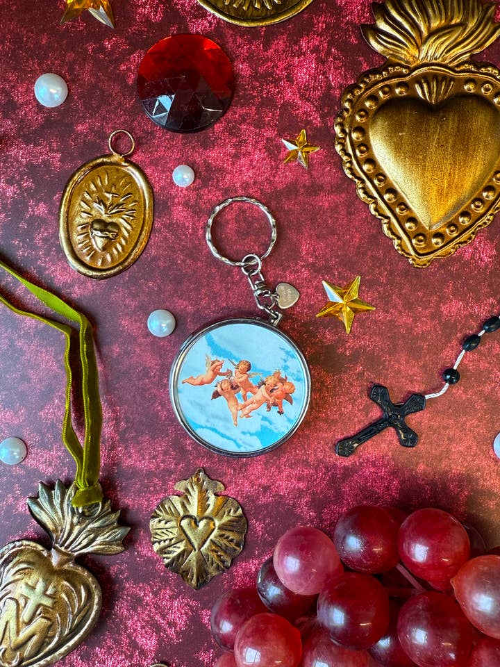 Cherub Ash Tray Keychain for wholesale by A Shop of Things