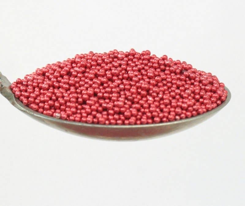 rouge Rouge - Perles décoratives en verre pour artistes, ongles et loisirs créatifs en vente sur Faire1