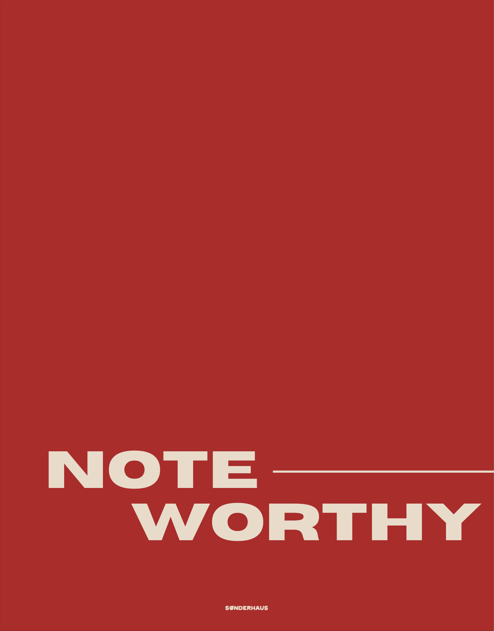 Sonderhaus - Wholesale Notepad - The Noteworthy Pad17
