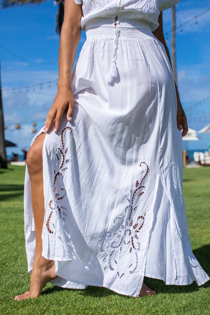 Bali Queen - Wholesale Dress - Women's - Eyelet Belle Maxi0