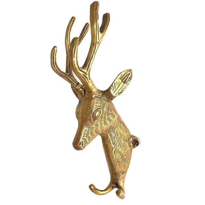 6 Piece Decorative Hanger for Key Hook for Wall (Gold) for wholesale by Daana Paani LLC