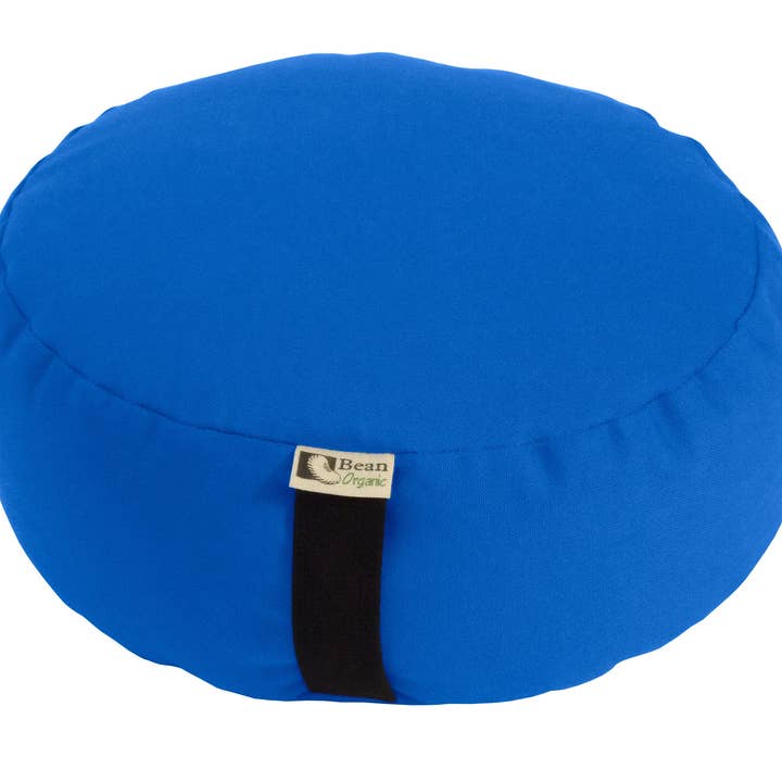 Bean Products - Wholesale Meditation Supplies - Zafu Organic Cotton Meditation Cushion Round or Oval Organic Buckwheat Hull Fill13