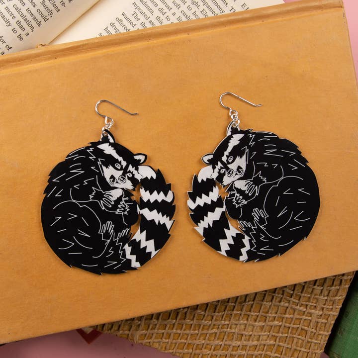 Darling Marcelle - Wholesale Dangle Earrings - Raccoon Earrings1