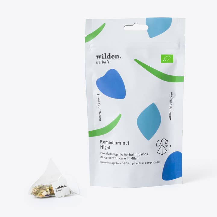 Organic herbal tea: Remedium No.1 (Night) : Soft-pack for wholesale by Wilden.herbals