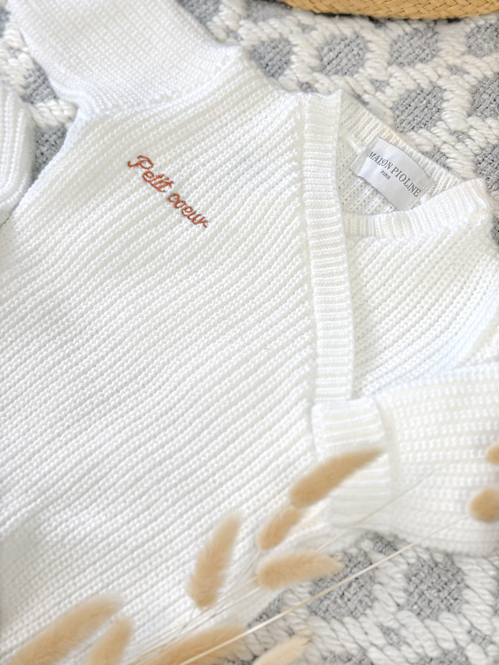 Maison Pioline - Wholesale Clothing Set - Baby - white newborn layette set 3pcs1