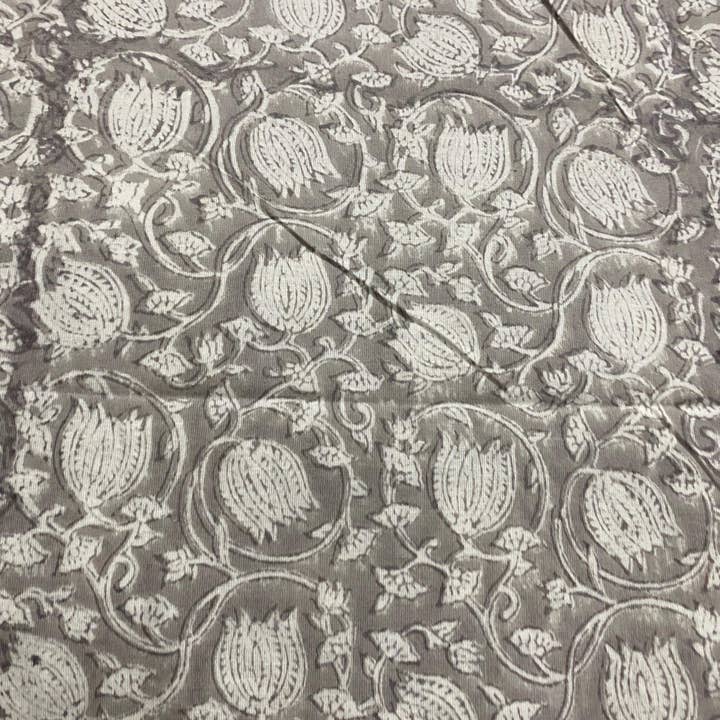 Maple Village Lane – wholesale Fabric – Indian Cotton Block Print Fabric by the Yard -Sewing and Quilting Fabric