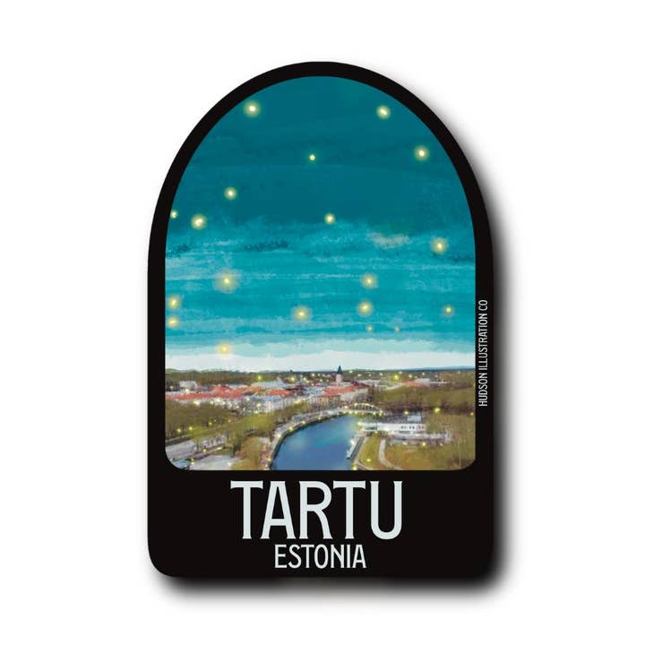 Tartu Estonia Sticker/Magnet/Print/Postcard for wholesale by About Town Co