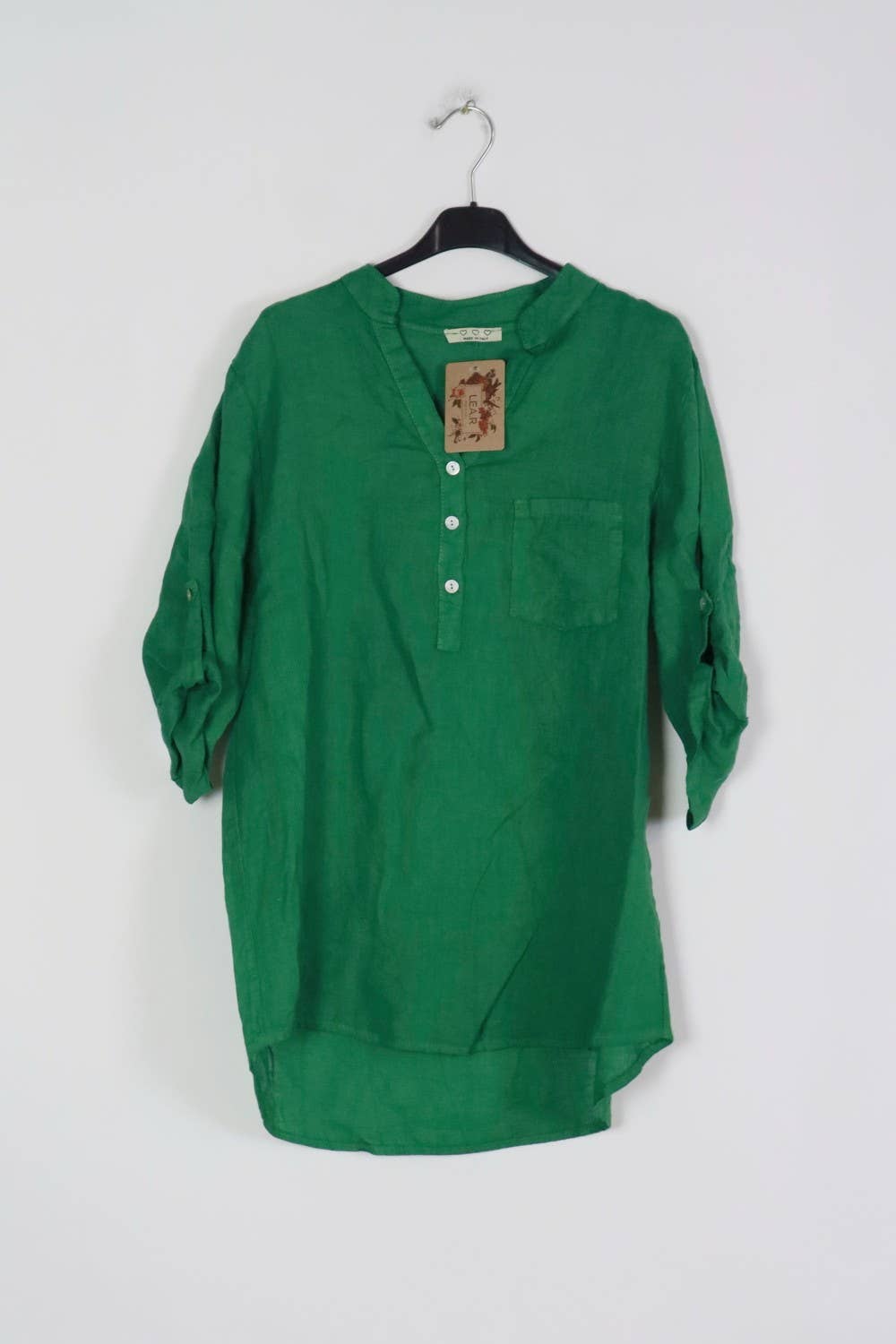 LÉA & LUC - Wholesale Button Down Shirt - Women's - 100% Linen Blouse REF. 636766