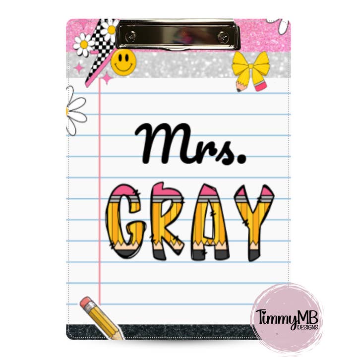 Anteckningsboksida: Glitterpenna - Anpassad Urklipp för wholesale av TimmyMB Designs