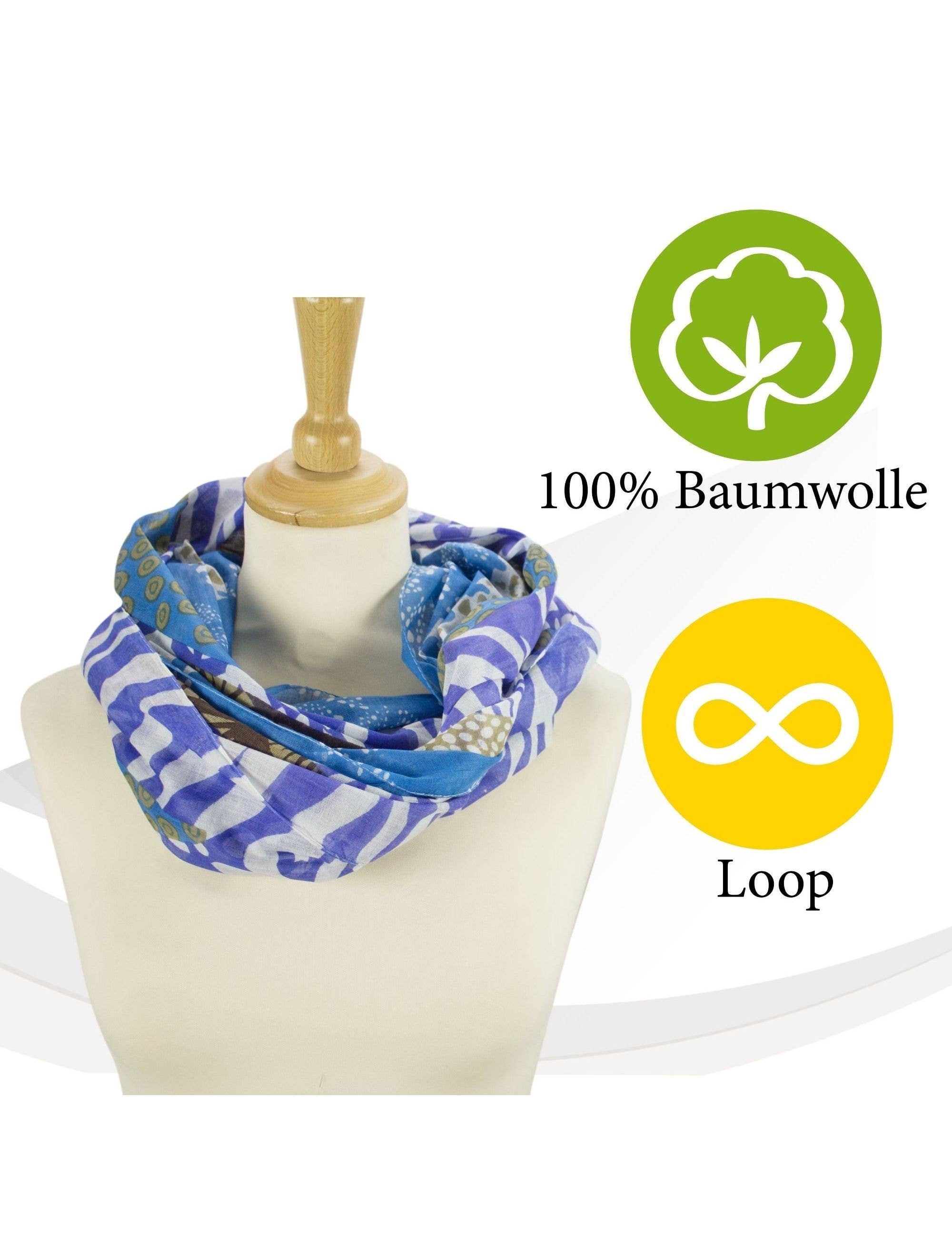 Sunsa – wholesale Halsduk - Dam – Sunsa Loop Halsdukar, Dam Loop Tyg Halsduk, Rund Halsduk2