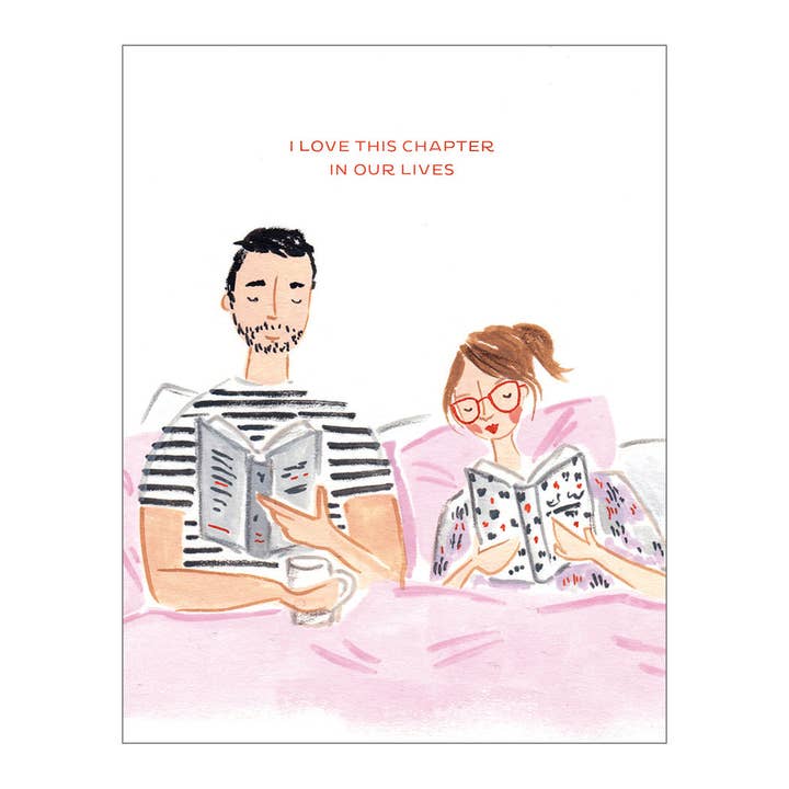 Night Reading - Friendship + Love Card for wholesale by Legacy
