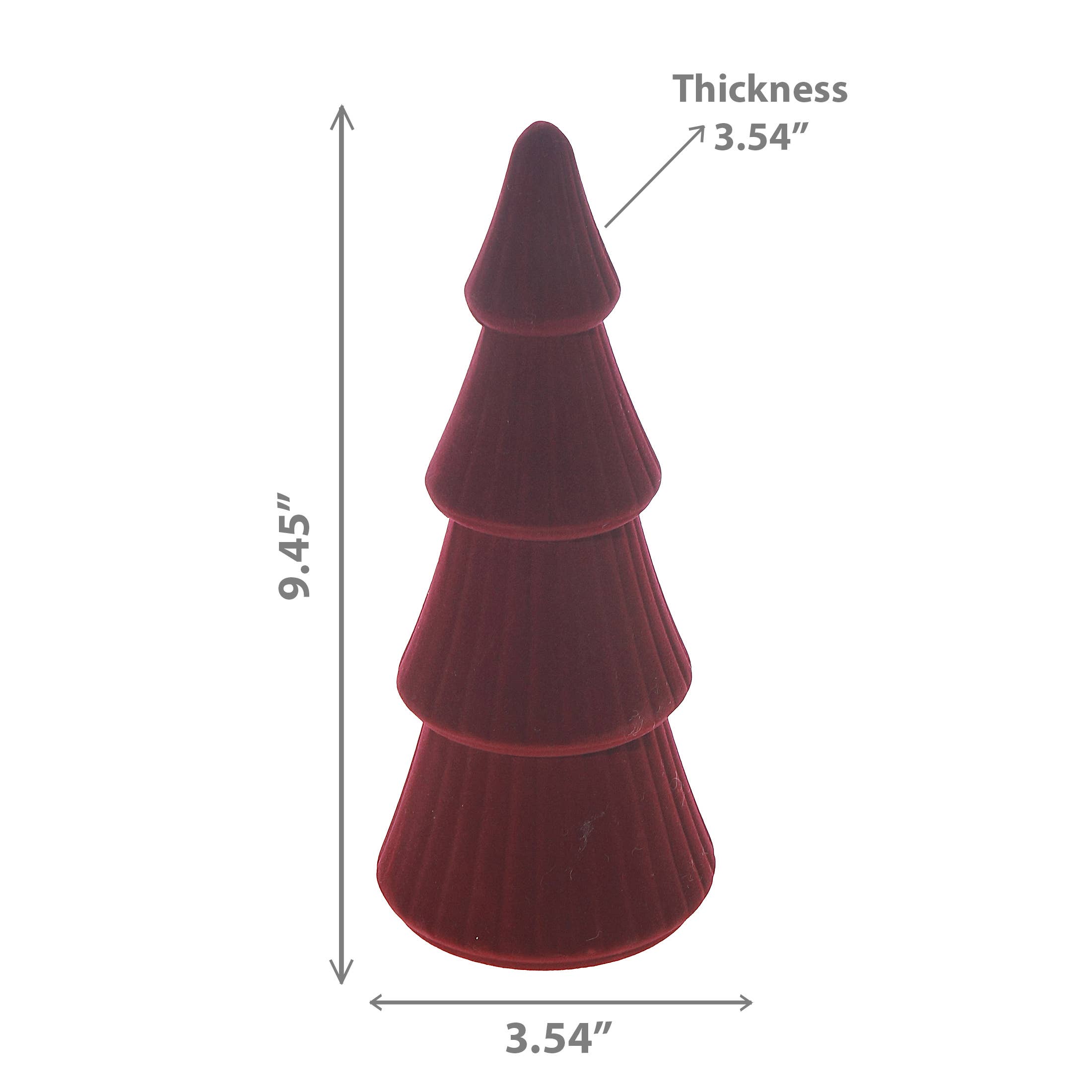 IH Casa Decor - Wholesale Ornament - VELVET TREE ORNAMENT2