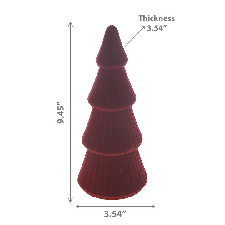 IH Casa Decor - Wholesale Ornament - VELVET TREE ORNAMENT2