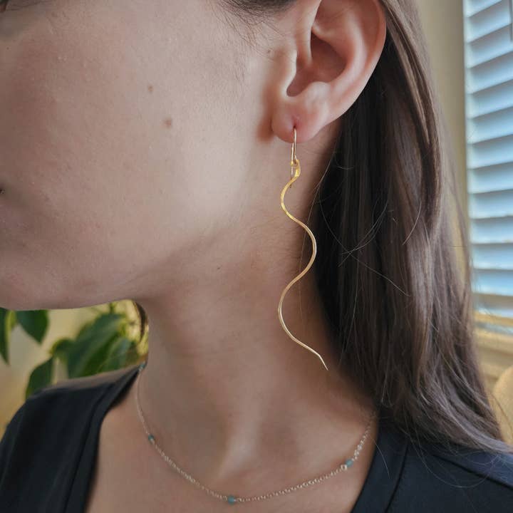 14K guld fyldt øreringe håndlavede øreringe for engroshandel hos Sunny Bay Handmade Jewelry