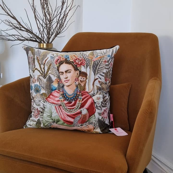karine lascaux – Großhandel Stuhlkissen – Kissenhülle Frida Jacquard