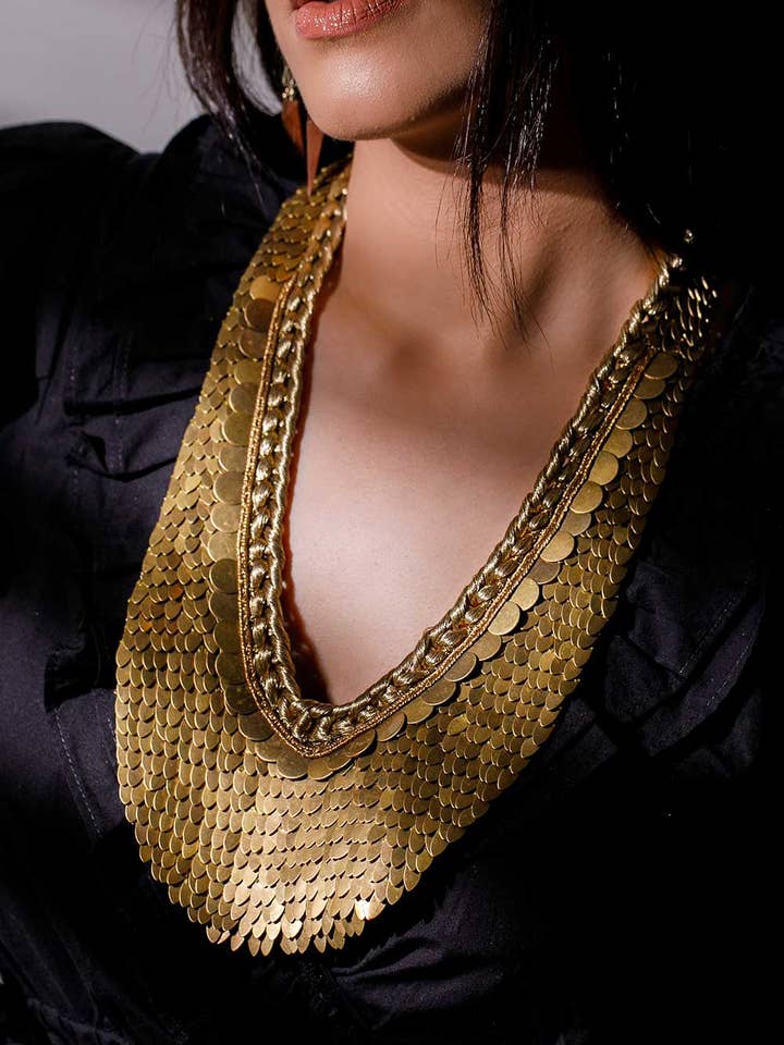 Cleopatra Long - Guld för wholesale av Maujh