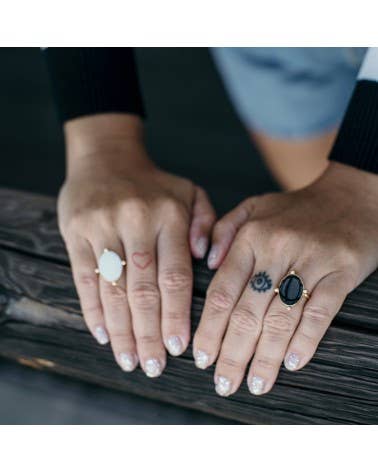 Lueli - Venta al por mayor Anillos grandes/de cóctel - ANILLO WHITE BY ANABEL PANTOJA3