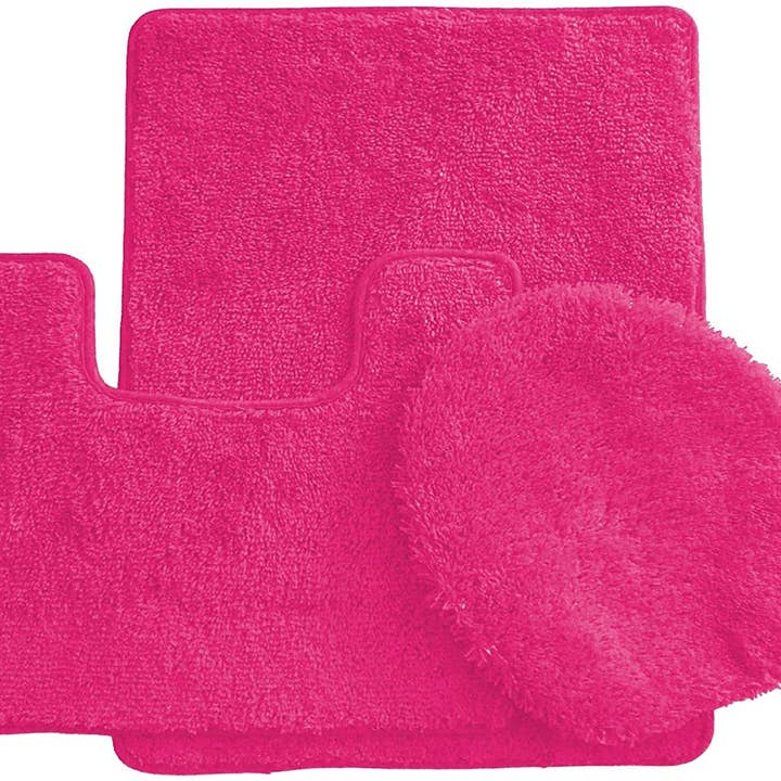 Ben & Jonah - Vente Ensembles de tapis de bain - Ensemble de 3 tapis de bain Simple Elegance by Ben & Jonah : 1 tapis de bain, 1 tapis de contour et 1 housse de siège de toilette20