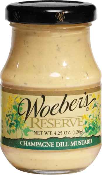 Hudson Meat Company - Wholesale Mustard - MUSTARD RESERVE CHAMPAGNE DILL    -    WOEBER0