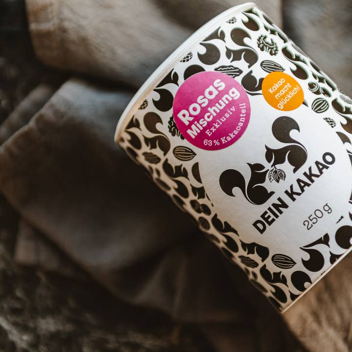 Dein Kakao - Wholesale Hot Cocoa Mix/Kit - Rosa's Blend Organic Chocolate Powder Your Cocoa | vegan4