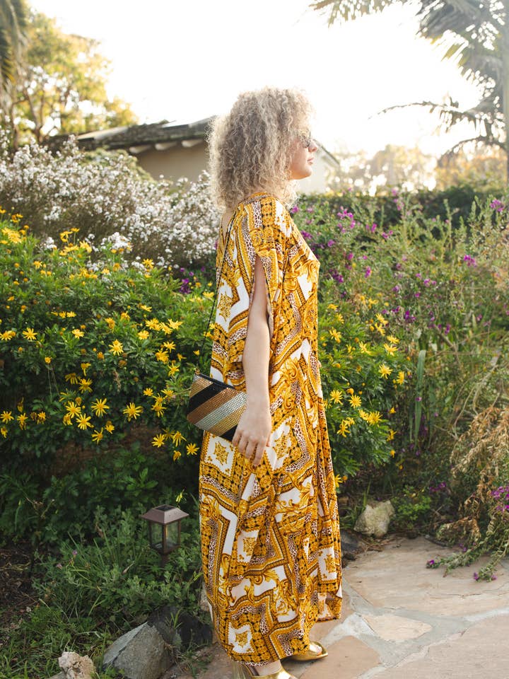 Jennafer Grace - Wholesale Kaftan - Women's - Golden Villa Caftan Kaftan Dress