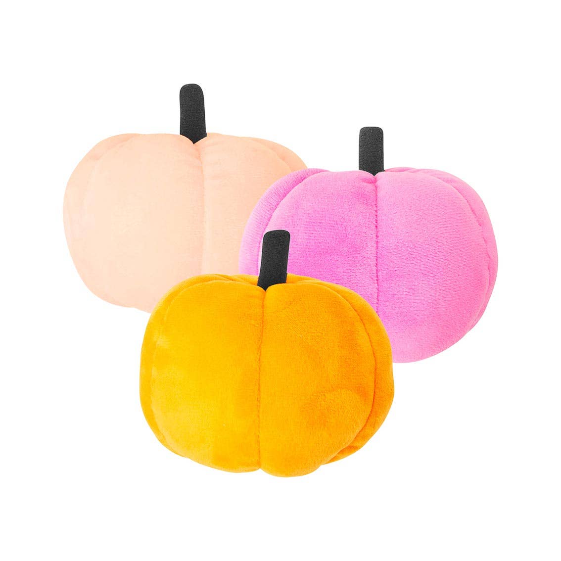 Talking Tables EU - Wholesale Decorative Tabletop Object - Halloween Velvet Pumpkin Decorations - Mixed Colours