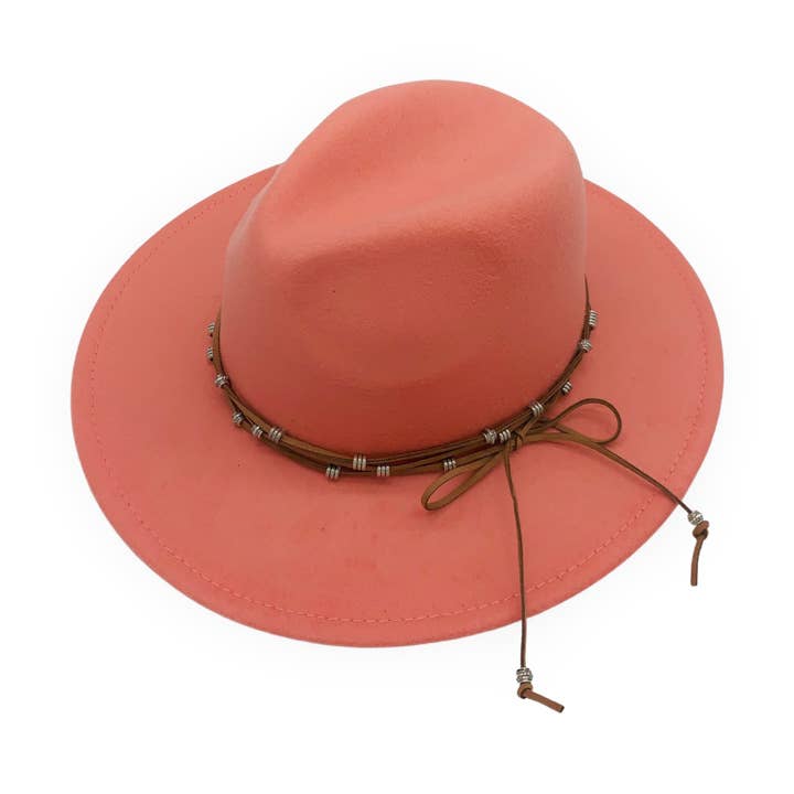 BAILEY- RUST FEDORA HAT for wholesale by gaiaaccessories