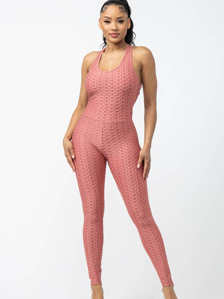 Julia by LoveJ – wholesale Jumpsuit - Dam – Ärmlös Cross tillbaka jumpsuit6