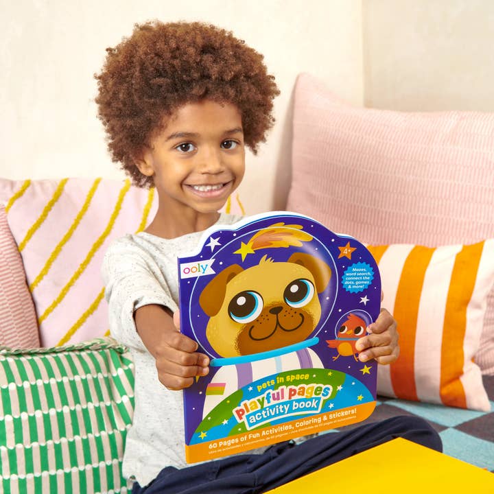 OOLY - Wholesale Coloring & Activity Book - Kids & Baby - Playful Pages: Activity Book - Pets in Space (60 Pages)5