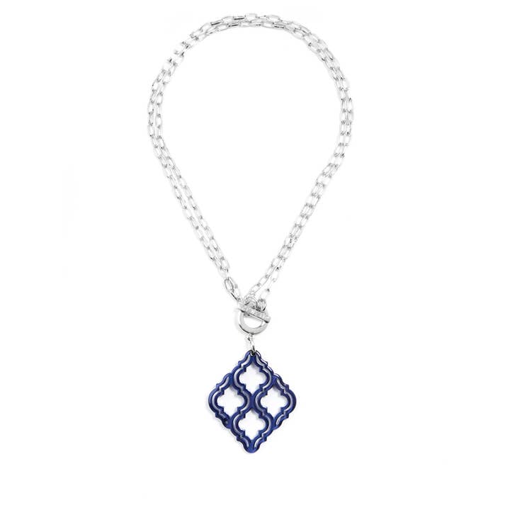 ZENZII Jewelry - Wholesale Pendant/Charm Necklace - Lattice Pendant Necklace24