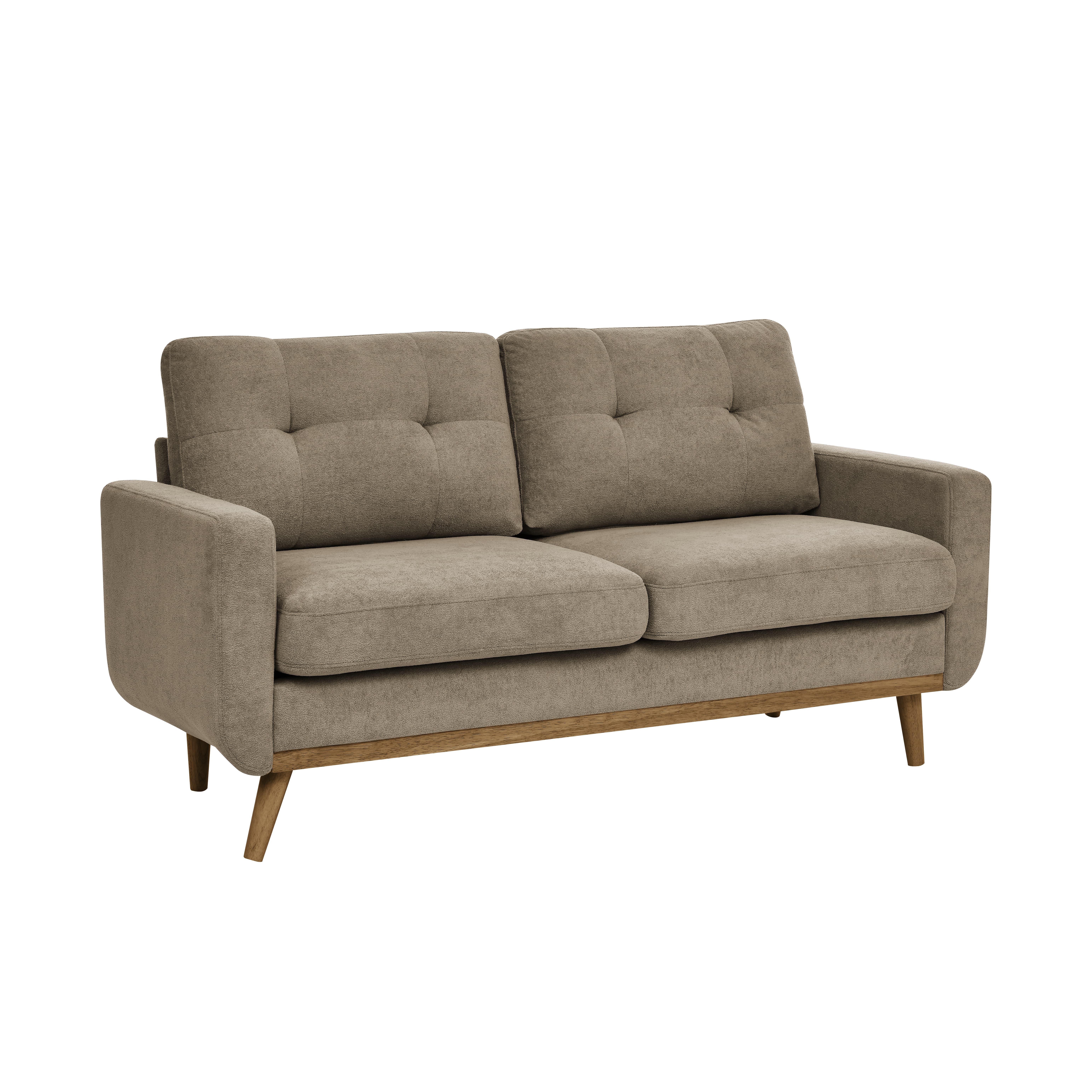 39F Inc. - Wholesale Sofa - Mid-Century 67.7in Tufted Loveseat Sofa with Wood Legs19