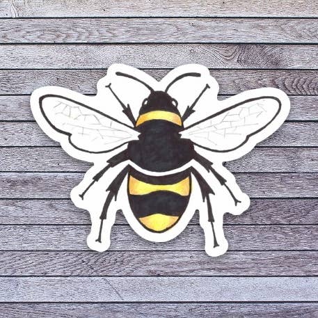 BEE vinyl sticker for wholesale by LoLo Pond