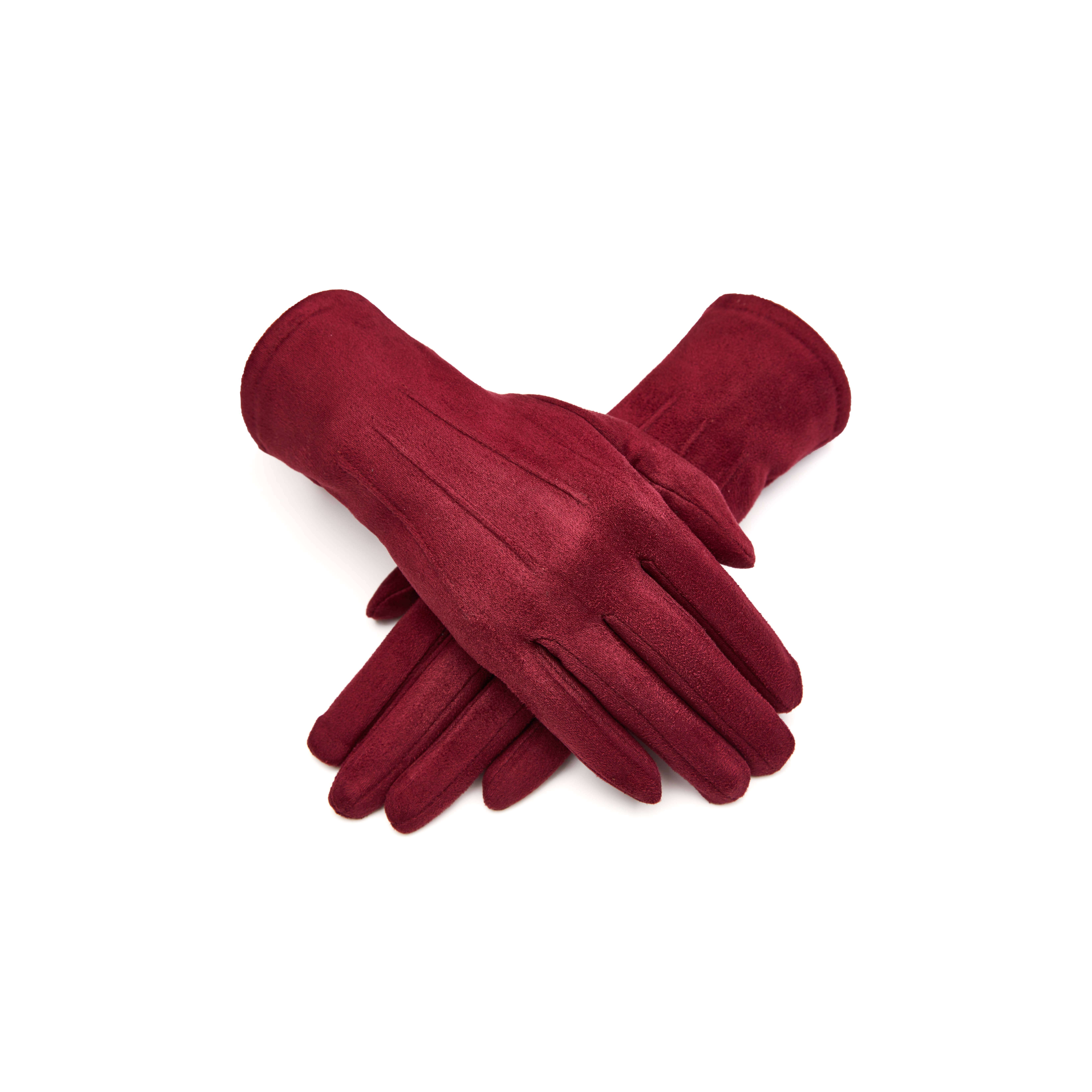 Aavion – wholesale Gloves – Women's – Women's Touchscreen Faux Suede Gloves – Classic Solid Color10