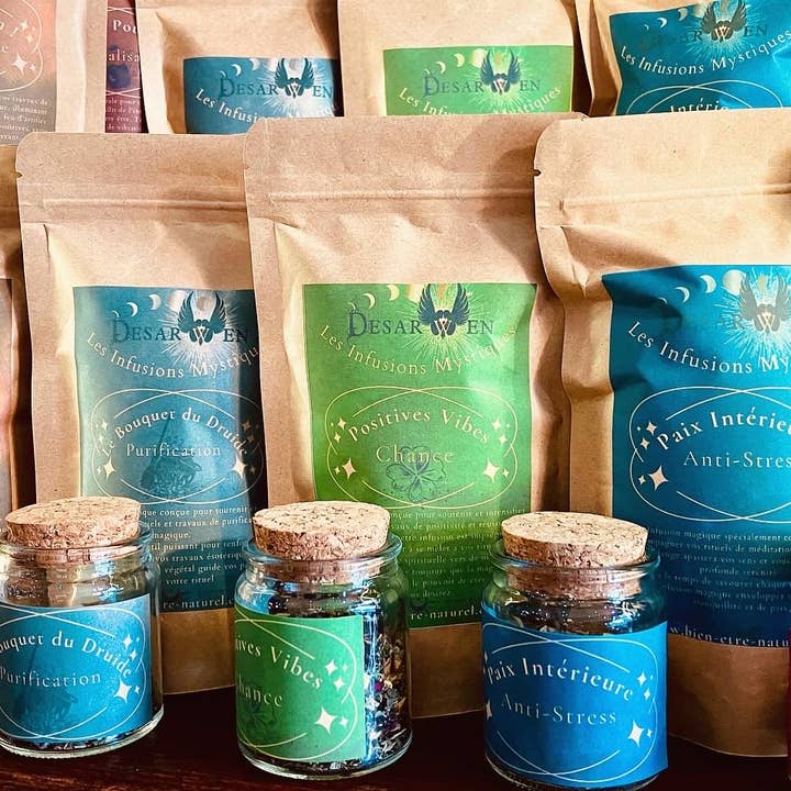 Desarwen - Wholesale Health/Detox Tea - Esoteric witch green magic anchoring ritual tea2