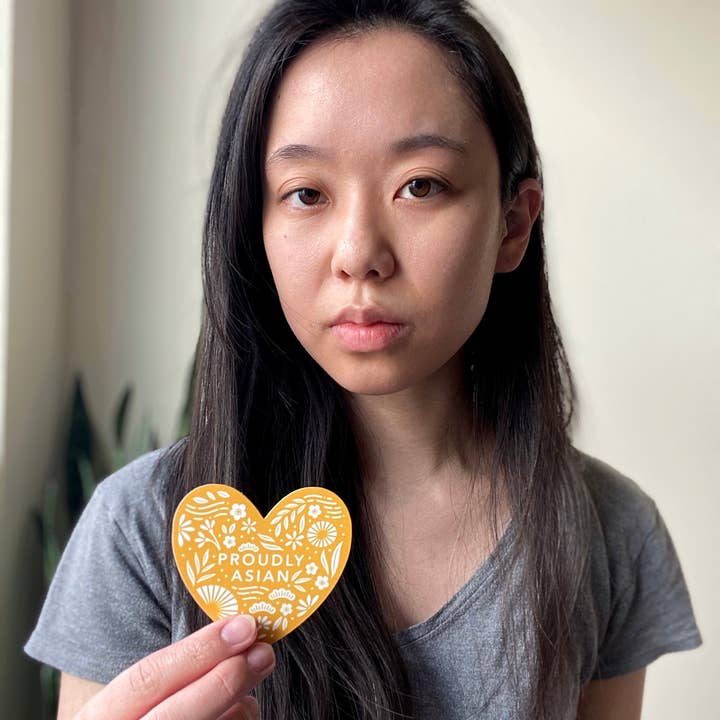 Kela Designs - Wholesale Sticker - Proudly Asian Vinyl Sticker2