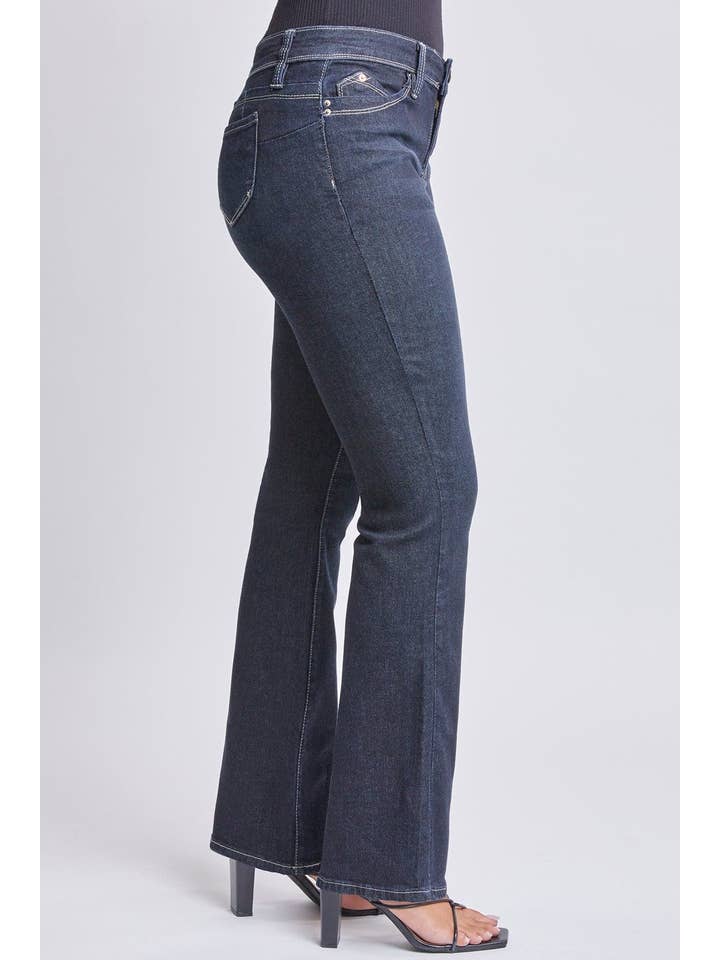 YMI - Wholesale Jeans - Women's - Sustainable WannaBettaButt Mid Rise Bootcut Jeans-P1709373