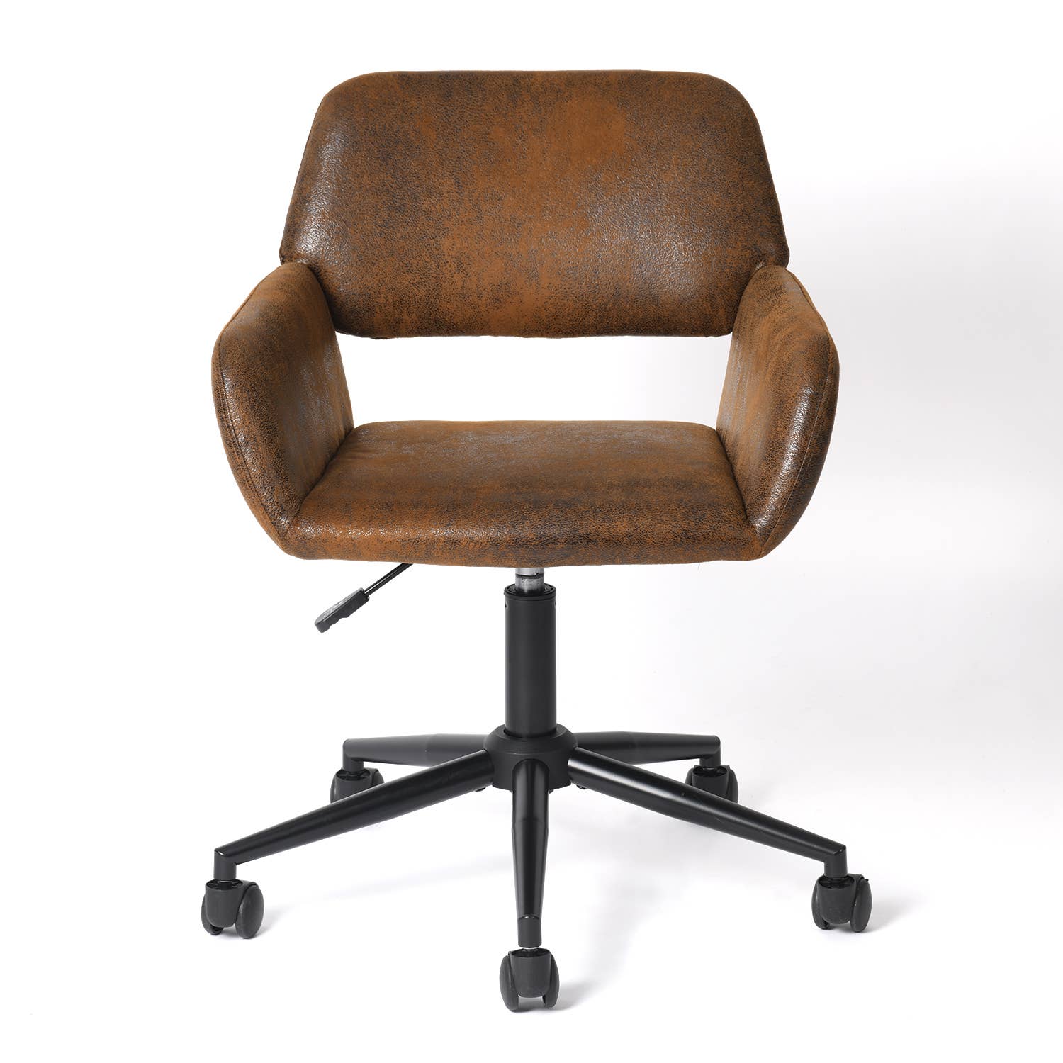 39F Inc. - Wholesale Chair - Adjustable Task Chair with Swivel Base Suede Brown/Beige1