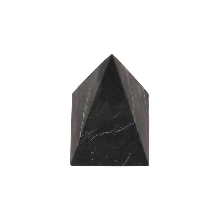 Vives de la Cortada S.L - Wholesale Spiritual Stone/Crystal - Mat Shungite High Pyramid 7x7cm1