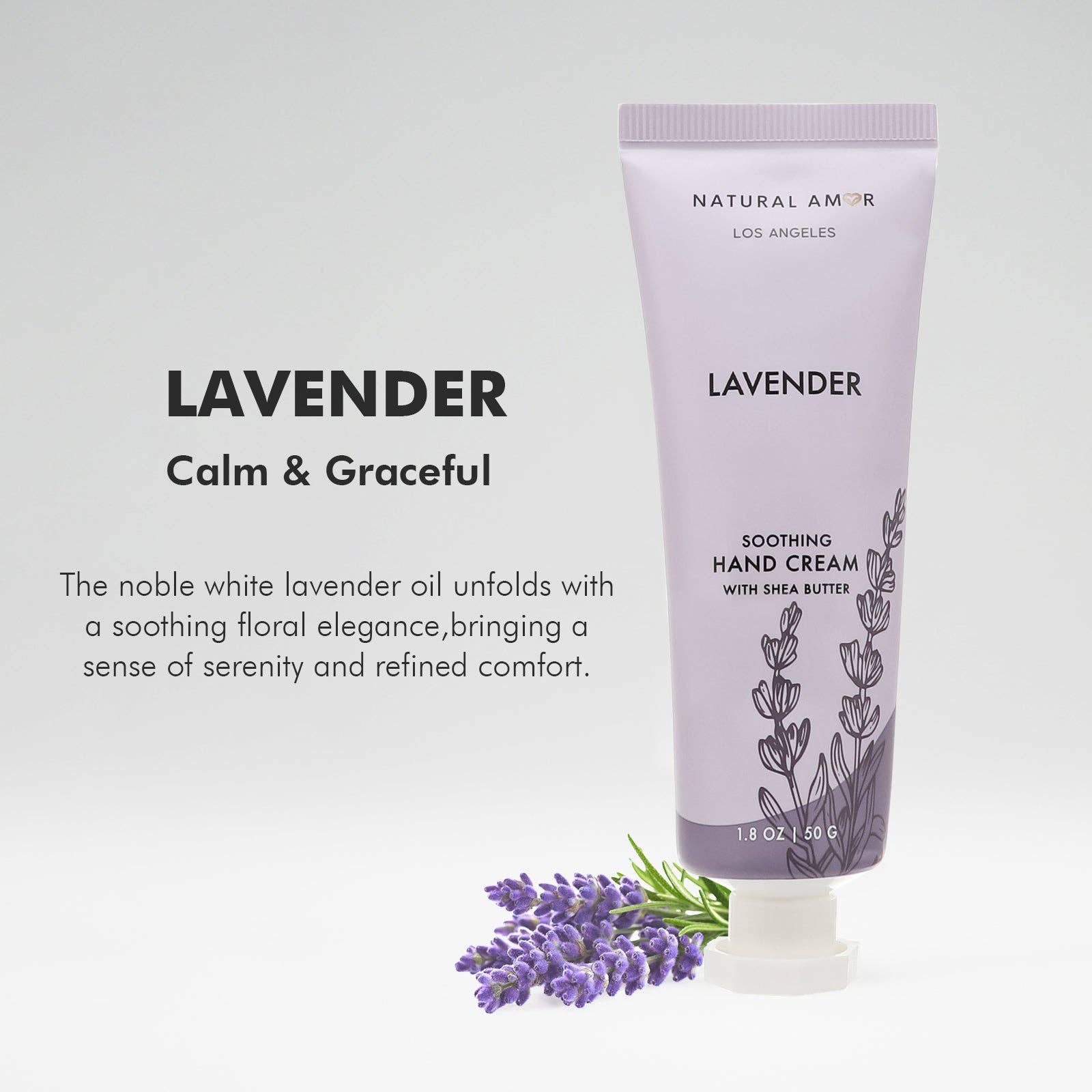 Natural Amor LLC - Wholesale Hand Cream/Lotion - Lavender Hand Cream1