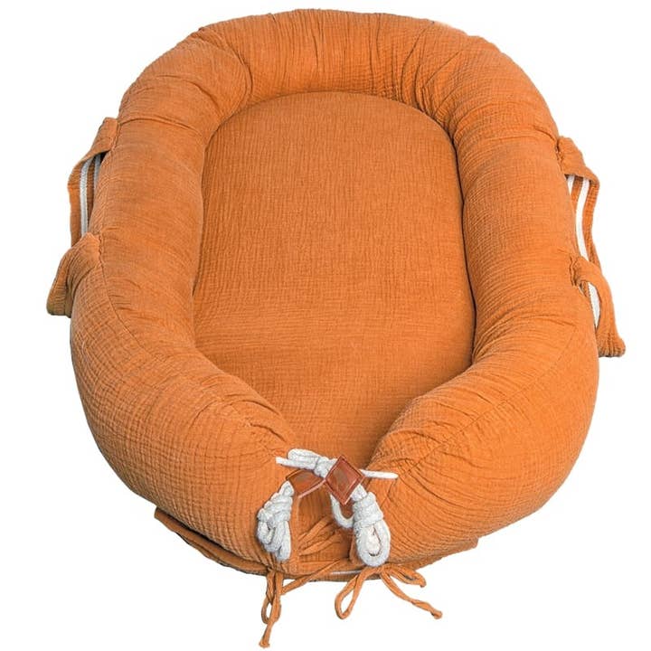 Zucca per neonati in mussola biologica per la vendita all'ingrosso da parte di Hi Little One