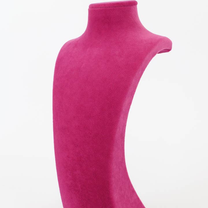 My Doris - Wholesale Jewelry Stand & Display - PINK VELVET JEWELLERY BUST
