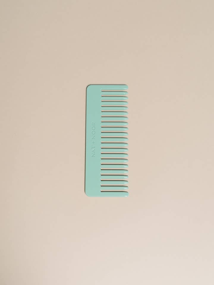 Peigne à cheveux | Dents larges | Méduse turquoise | Durable pour la vente par NAT + NOOR