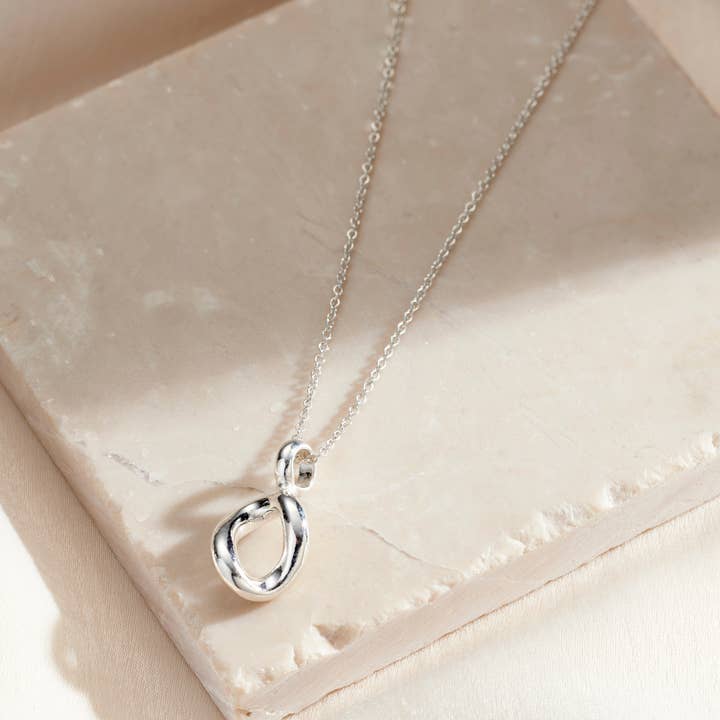 Organic Drop Pendant Necklace for wholesale by Posh Totty Designs