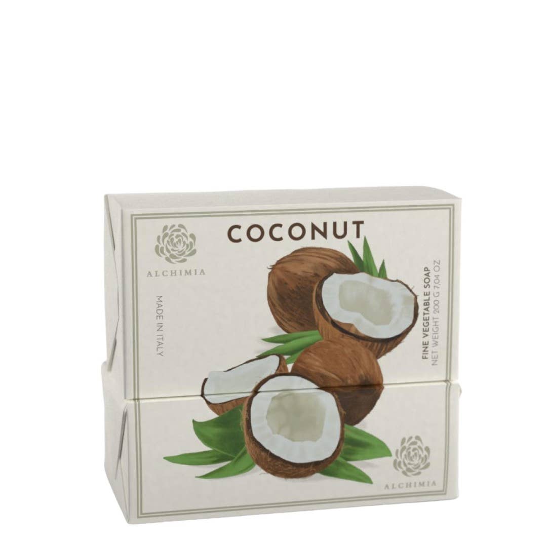 pirotta srl - Wholesale Bar Soap - Cx3| Single Vegetable Solid Soap with Coconut 200g0