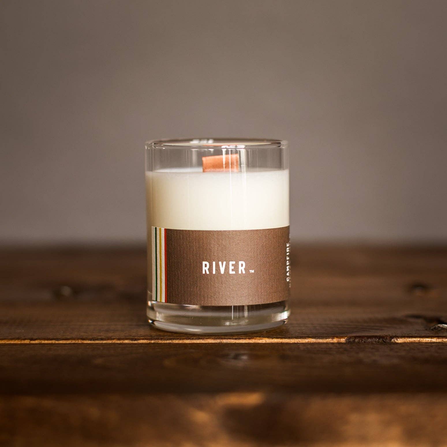 R. Rebellion - Wholesale Jar/Filled Candle - River 2 oz. - Drifter Candle "Camp Rebellion"