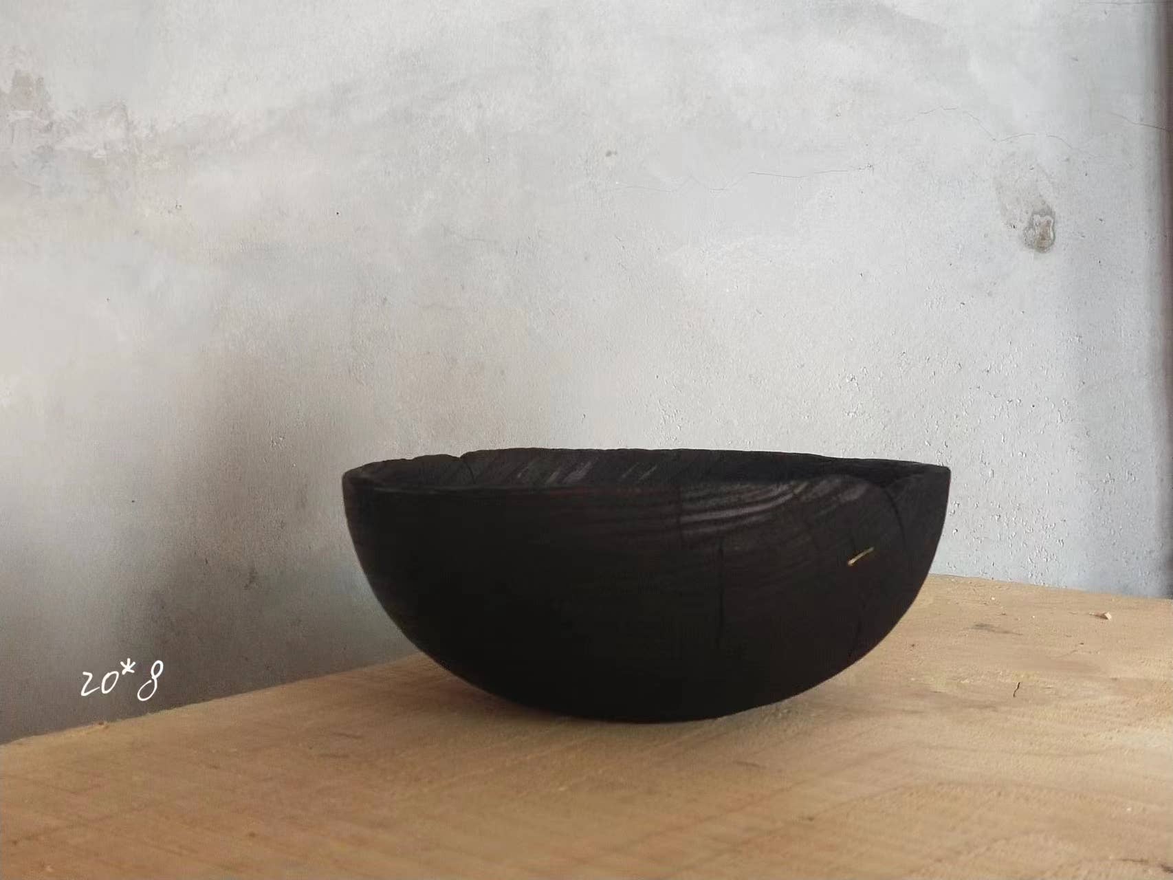 Element Accessories EU - Wholesale Decorative Plate/Dish/Bowl - Wabi Sabi wooden bowl hand-carved by master artisan9
