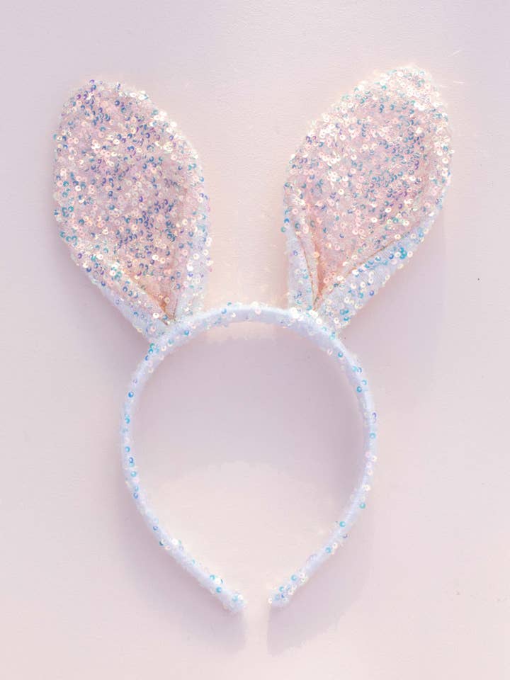 Easter Sequin Ears Headband for wholesale by Space 46 Wholesale