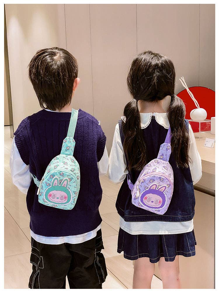 Little Trendy - Wholesale Crossbody Bag - Kids - Children's cute monster chest bag cartoon crossbody bag2