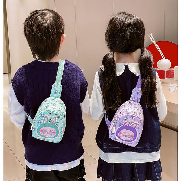 Little Trendy - Wholesale Crossbody Bag - Kids - Children's cute monster chest bag cartoon crossbody bag2