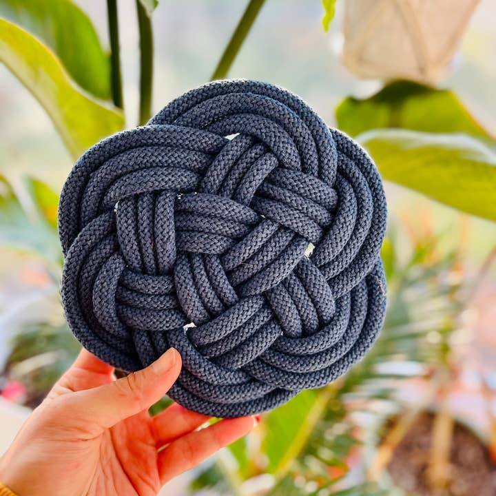 Make My Day Design - Wholesale Trivet - Colorful Rope Trivet, Hot Plat Pad, Coastal Thump Mat